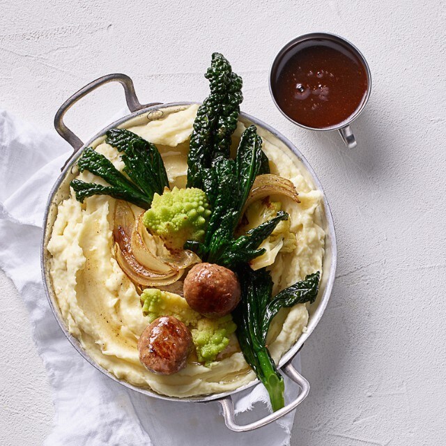 Colcannon avec différents choux et No Meatballs