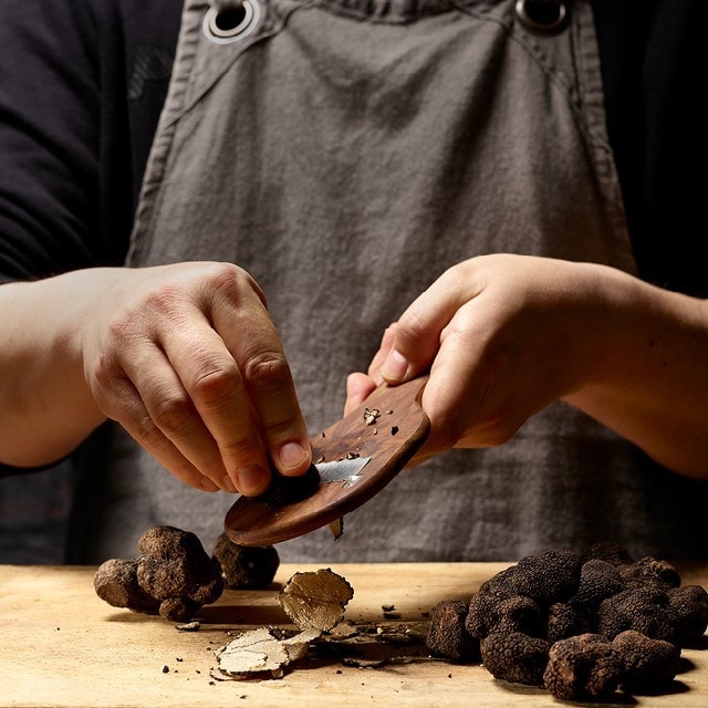 Plats aux truffes de la région