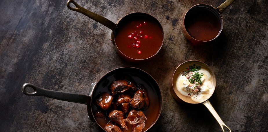 Déclinaisons de sauces:  une base de nombreuses possibilités