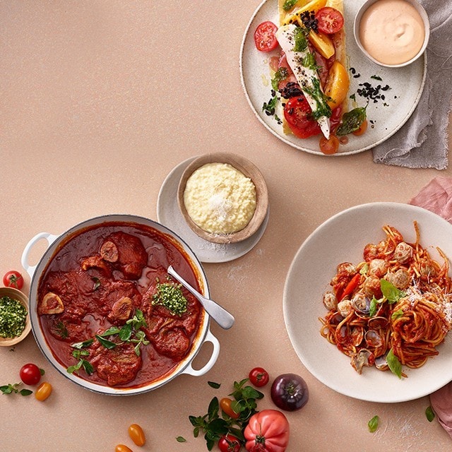 Plats d’été à la tomate