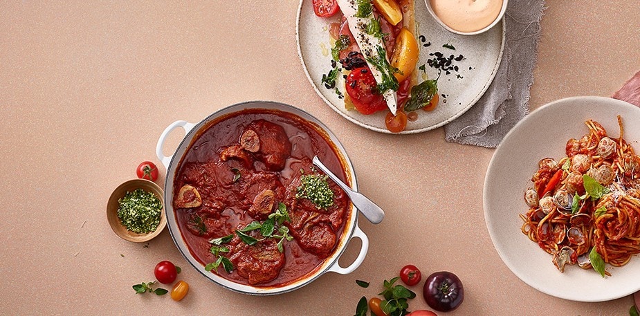 Plats d’été à la tomate