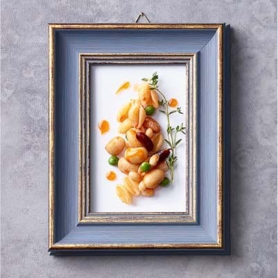 Gnocchetti sardes aux haricots en sauce all'arrabbiata