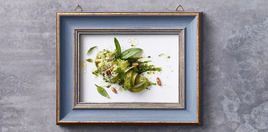 Tagliatelle au pesto