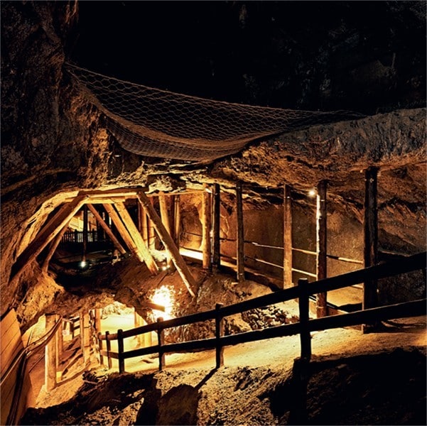 Le train historique de la mine