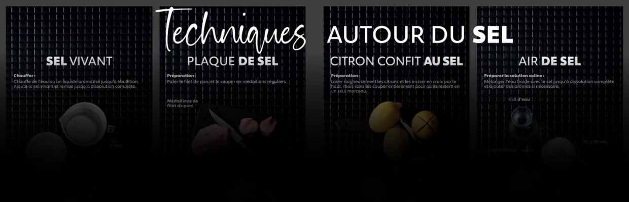 Techniques autour du sel