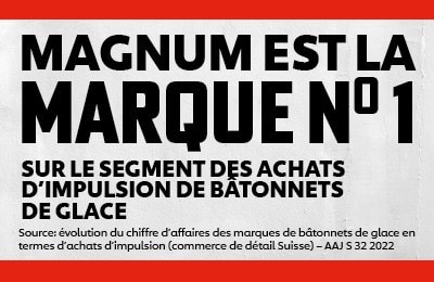 Magnum est la marque n° 1 dans le segment des glaces à bâtonnets Impuls Magnum est la marque n° 1 dans le segment des glaces à bâtonnets Impuls