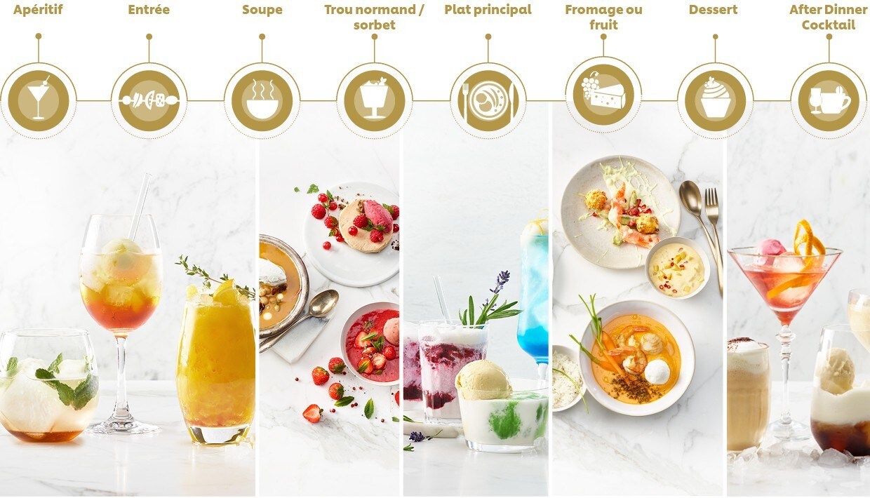 Le sorbet sublime n’importe quel menu Le sorbet sublime n’importe quel menu
