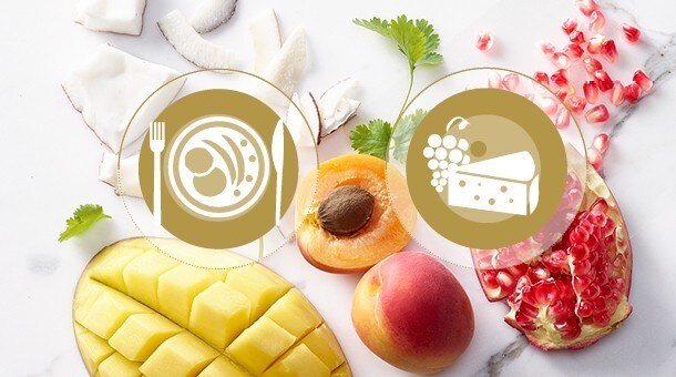 Les sorbets accompagnent le plat et le fromage Les sorbets accompagnent le plat et le fromage