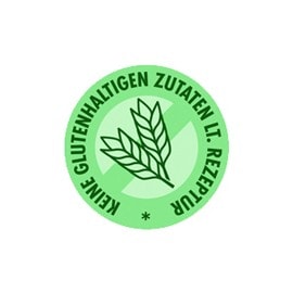 Sans ingrédients contenant du gluten (cf. composition) Sans ingrédients contenant du gluten (cf. composition)