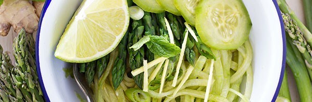 Salatgurken-Spaghetti Salatgurken-Spaghetti